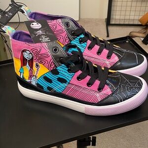 NWT Colorful Nightmare Before Christmas High-Top Sneakers Side 8